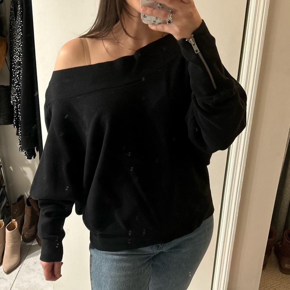 Free People Off The Shoulder Sweater